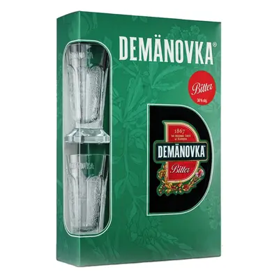 Demänovka Bitter + 2 pohárral 38% 0,7L