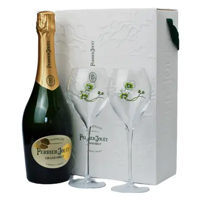 Perrier ~ Jouët Grand Brut + 2 pohárral 12% 0,75L