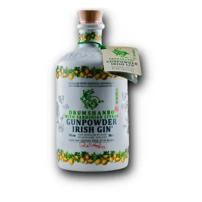 Drumshanbo Gunpowder Irish Gin with Sardinian Citrus (Kerámia) 43% 0,7L