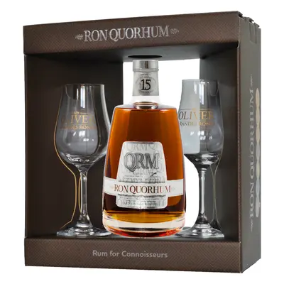 Ron Quorhum Solera 15 + 2 pohárral 40% 0,7L