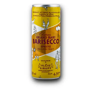 Grand Bari Barisecco Spritz Passion Fruit 4,5% 0,25L