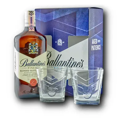 Ballantine's Finest + 2 Pohárral 40% 0,7L