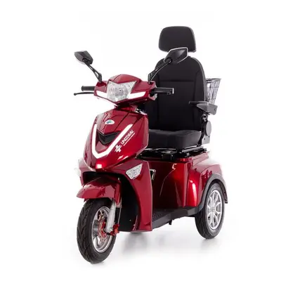 CHAMPION elektromos háromkerekű scooter - 1000W-os motor, bordó