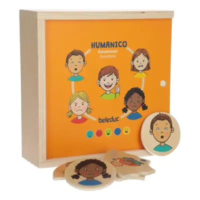 Didaktikai játék és puzzle 2in1 Humanico Emotions a Beleductól