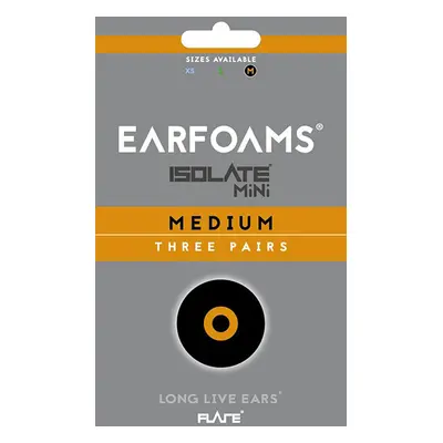 Earfoams® Isolate MiNi cserepárnák – 3 pár Méret: M