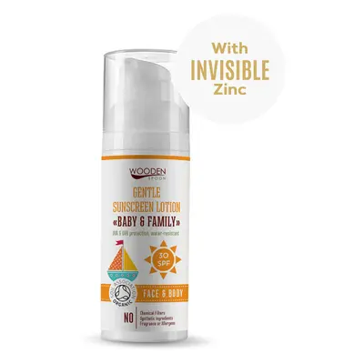 Fényvédő testápoló Baby & Family SPF 30 WoodenSpoon 50 ml