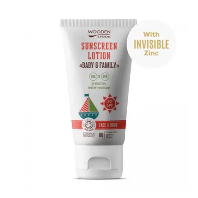 Fényvédő testápoló Baby & Family SPF 50 WoodenSpoon 100 ml