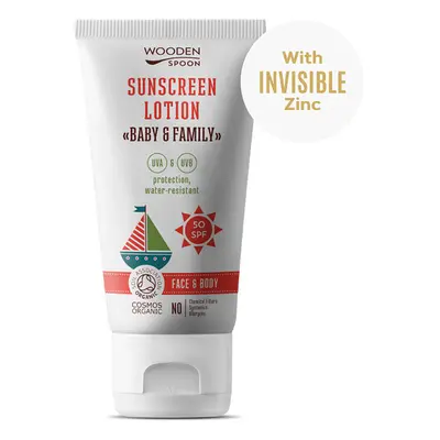 Fényvédő testápoló Baby & Family SPF 50 WoodenSpoon 150 ml