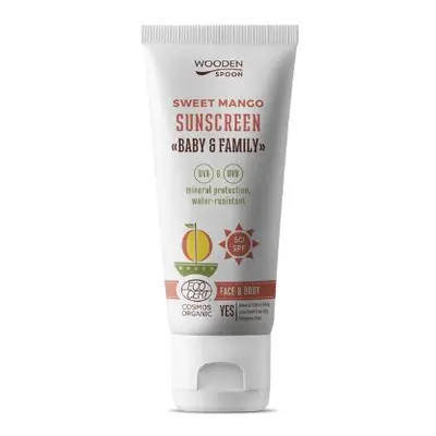 Mango Baby & Family barnító testápoló SPF50 WoodenSpoon - 100ml