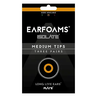 Earfoams® Isolate cserepárnák füldugóhoz – 3 pár Méret: M