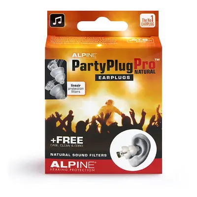 Alpine PartyPlug Pro Natural Chrániče 21 dB 1 pár