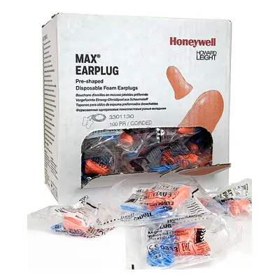 Howard Leight Maximum® zsinórral - 100 pár