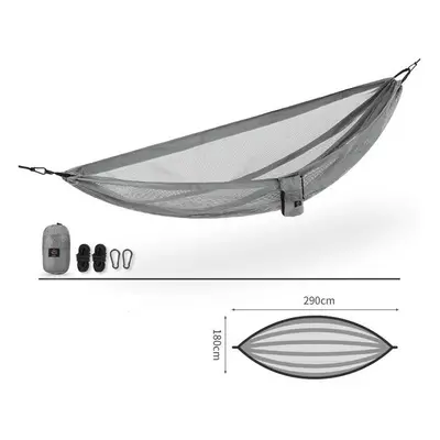 Naturehike Ultralight légáteresztő függőágy 2 fő részére 1050g Szín: Szürke