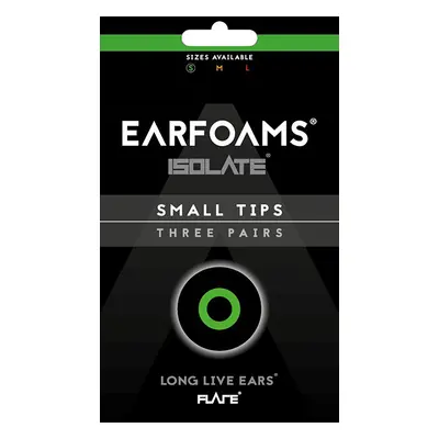 Earfoams® Isolate cserepárnák füldugóhoz – 3 pár Méret: S