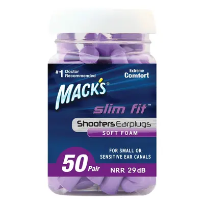 Mack's Shooters Slim Fit füldugók - 50 pár