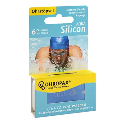 Ohropax Silicon Aqua Szilikon füldugó úszáshoz- 3 pár