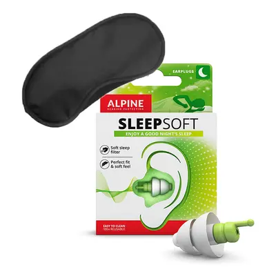 Alpine SleepSoft & Szemmaszk alváshoz