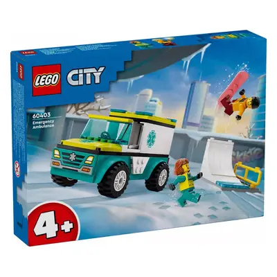 LEGO® CITY 60403 MENTŐAUTÓ ÉS SNOWBOARDOS