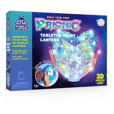 PRISMIC™ 3D Puzzle LED lámpa - Álló szív (APU-R-PM-1627)