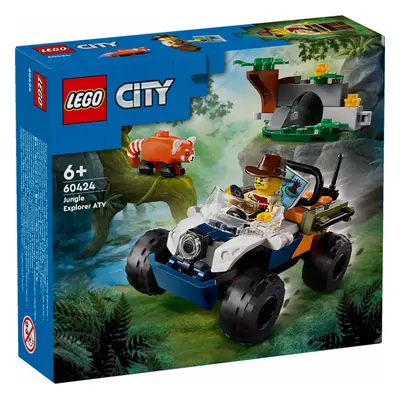 LEGO® CITY 60424 DZSUNGELKUTATÓ ATV - VÖRÖS MACSKAMEDVE AKCIÓ