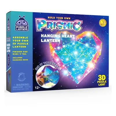 PRISMIC™ 3D Puzzle LED lámpa - Függő szív (APU-R-PM-1610)