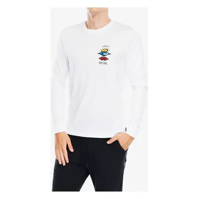 Rip Curl Search Icon L/S Tee Hosszúujjú - white/white