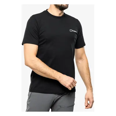 Berghaus Buttermere Ss Tee Pamutpóló - black/black