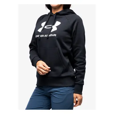 Under Armour Rival Fleece Big Logo Hoody Női felső - black/white