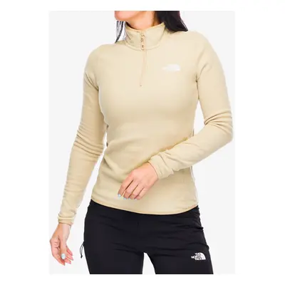 The North Face Glacier 1/4 Zip Női polárfelső - khaki stone