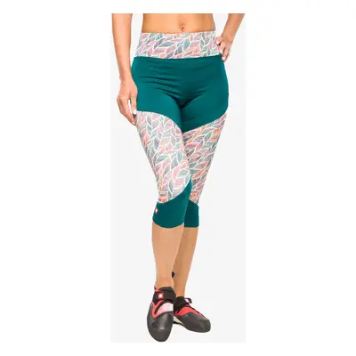 Ocun Rhea 3/4 Leggings Mászónadrág - green deep teal