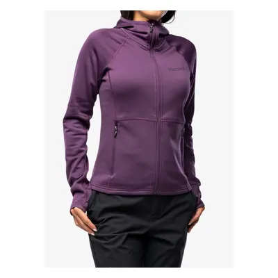 Marmot Olden Polartec Hoody Kapucnis felső - purple fig