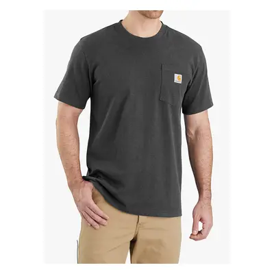 Carhartt K87 Pocket S/S T-Shirt Pamutpóló - carbon heather