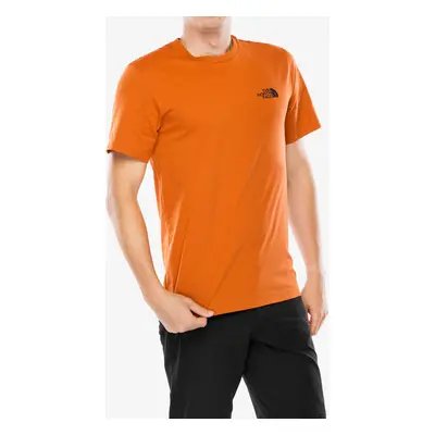 The North Face S/S Simple Dome Tee Pamutpóló - earthen copper