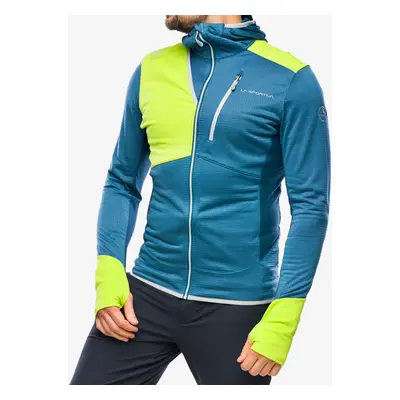 La Sportiva Aequilibrium Thermal Hoody Kapucnis felső - storm blue/lime punch