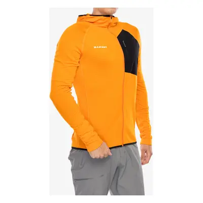 Mammut Aenergy Light ML Hooded Jacket Cipzáras férfi felső - dark tangerine/black