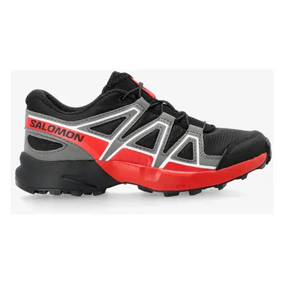 Salomon Speedcross Gyerekcipő - black/quiet/red