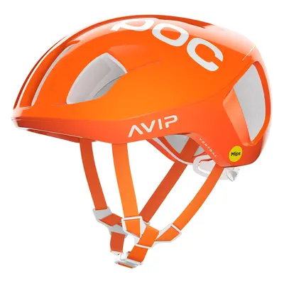 POC Ventral MIPS Országúti kerékpáros sisak - fluorescent orange avip