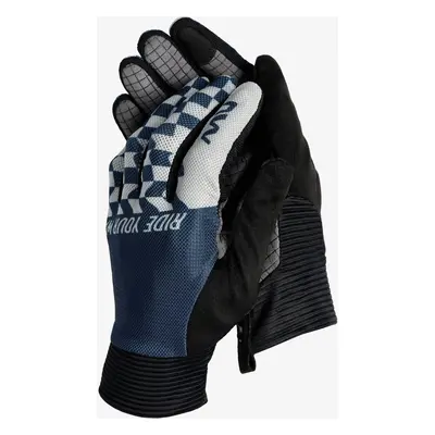 Northwave Air Lf Full Finger Glove Kerékpáros Kesztyű - deep blue/light grey