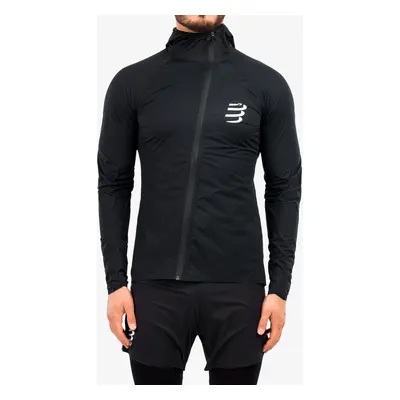 Compressport Hurricane Waterproof 10/10 Jacket Férfi Futódzseki - black