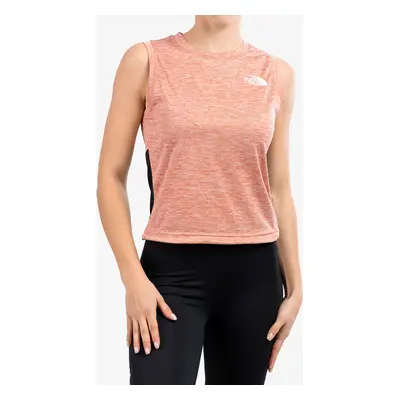 The North Face MA S/S Crop Tank Női Top - rose dawn lt/blk