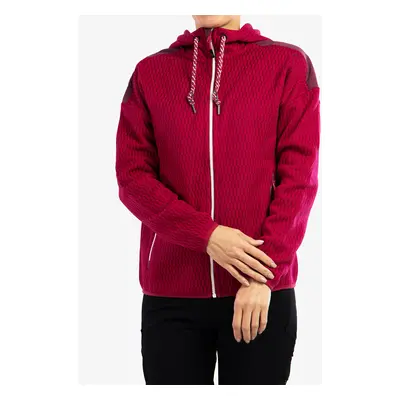 CMP Lucy Jacket Fix Hood Női Polár - fucsia/amaranto