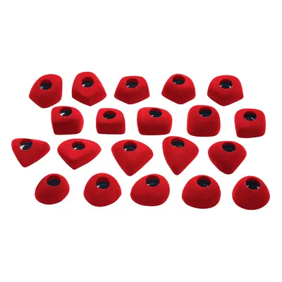 Ocun Footholds Set Bolt-on Műfogás - red