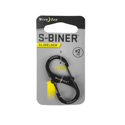 Nite Ize S-Biner Slide Lock Kulcstartó Karabiner - black