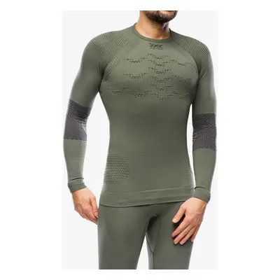 X-Bionic X-Plorer Energizer 4.0 Shirt LG SL Termoaktív felső - olive green/anthracite