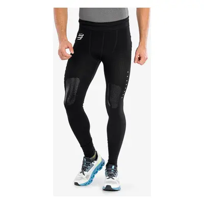 Compressport Winter Trail Under Control Full Tights Nadrág - black