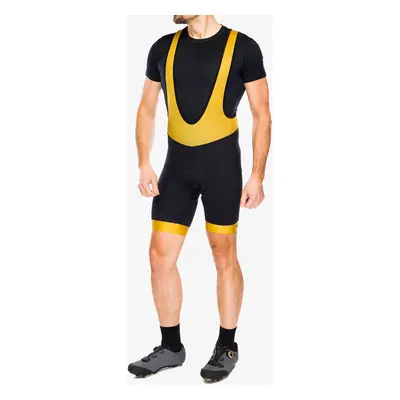 Northwave Force Evo Bibshort Biciklis rövidnadrág - black/ochre