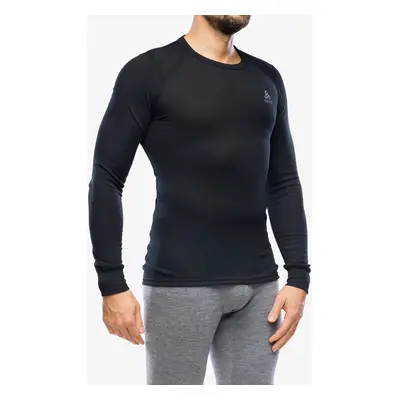 Odlo Active Warm Eco BL Top Crew Neck LS Hőszigetelő felső - black