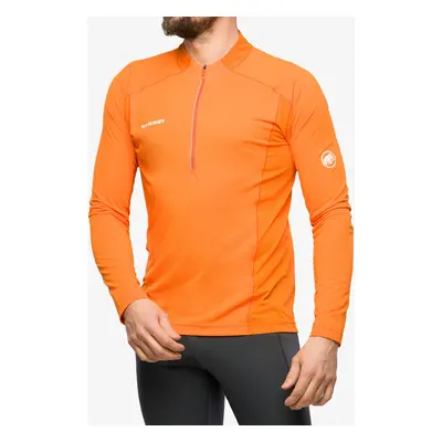 Mammut Aenergy FL Half Zip Longsleeve Hőszigetelő Felső - tangerine/dark tangerine