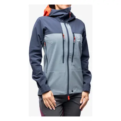 Haglofs Roc Sight Softshell Jacket Női softshell-kabát - steel blue/tarn blue