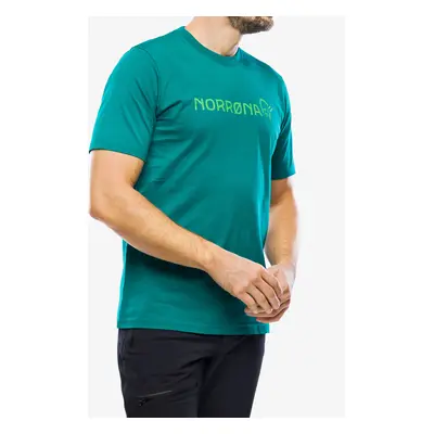 Norrona Cotton Norrona Viking T-Shirt Nyomtatott póló - everglade